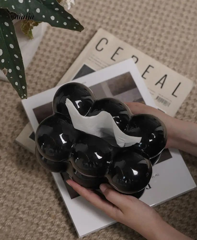 Marshmallow Ceramic Tissue Box from maija