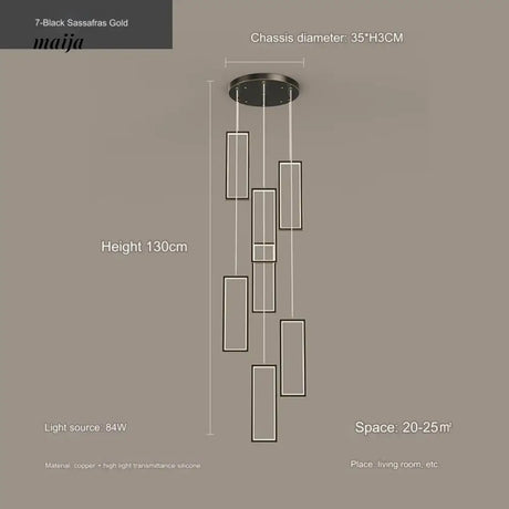 Cannes Staircase Chandelier from maija