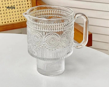 BANKE Large Capacity Fruit Tea Transparent Glass Cup from BANKE