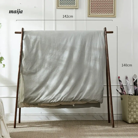 Anderson Walnut Wood Clothing Rack from maija