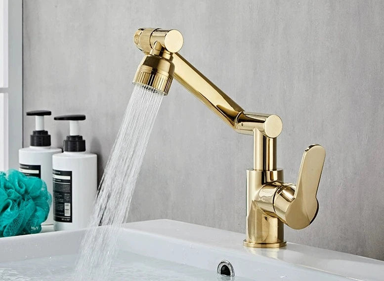 Universal Rotating Copper Washbasin Faucet from Kaiyashi