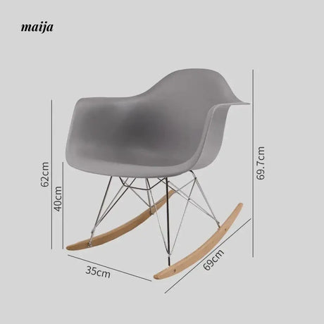 LIFEPOEM Eames Replica Rocking Chair from MODENG