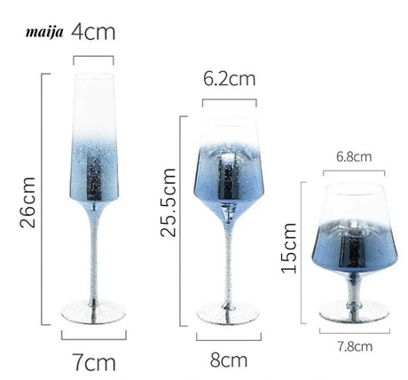 LIVETAI Starry Sky Wine Glass Set from maija