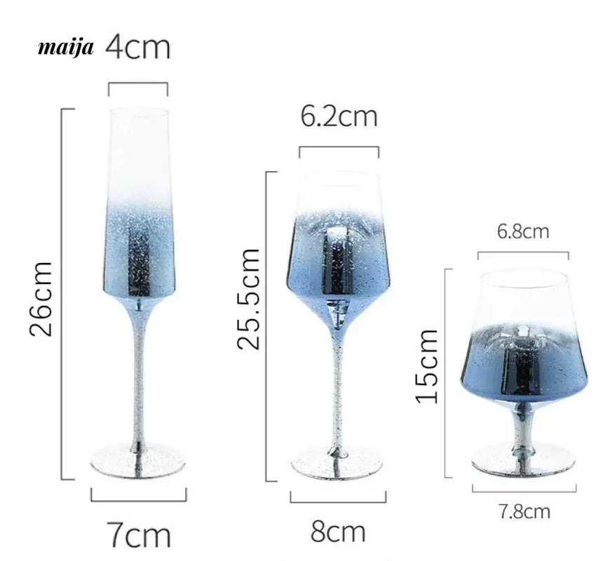 LIVETAI Starry Sky Wine Glass Set from maija