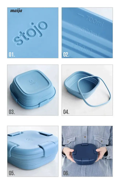 Pastel Foldable Lunch Box from maija