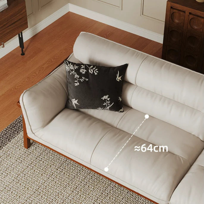SAMMI Ruby Antique Three-Seater Leather Sofa from SAMMI