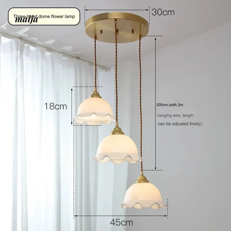 NANCY Antique Bauhaus Chandelier American Retro Style from NANCY