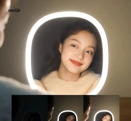 MUID LED Rounded Edge Dressing Table Mirror from maija