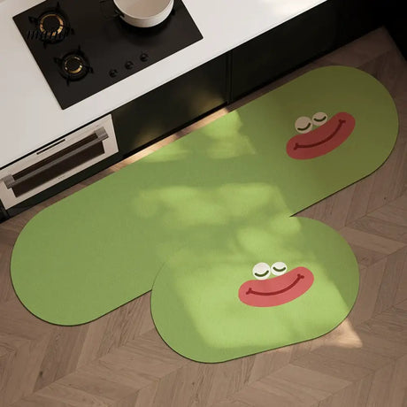 Happy Emoji Kitchen Mat from maija