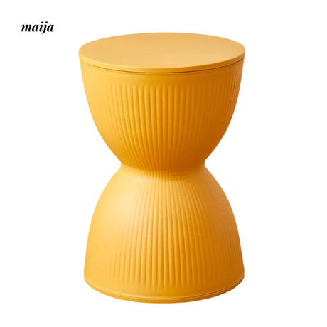 Pastel Hourglass Plastic Stool from Yishengtao