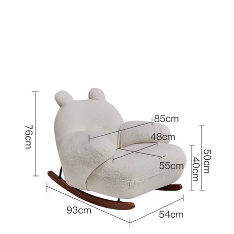 LAZYSPACE Luna Cream Baby Rocker from LAZYSPACE