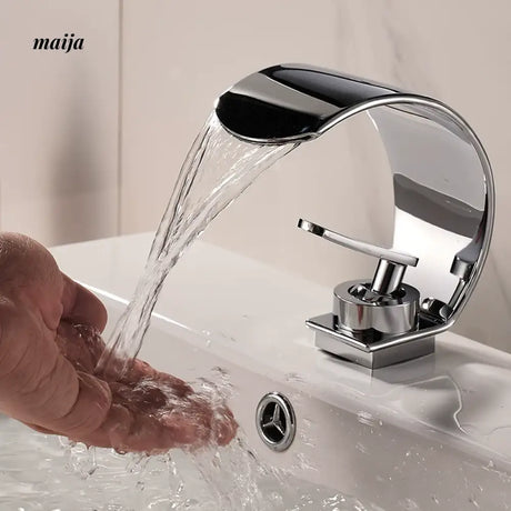 C Shaped Waterfall Faucet from Kaiyashi