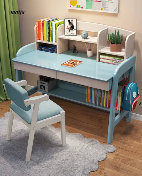 Ember Integrated Desk with Bookshelf from maija