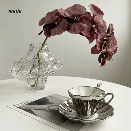 LIVETAI Light Luxury Crystal Glass Vase from maija