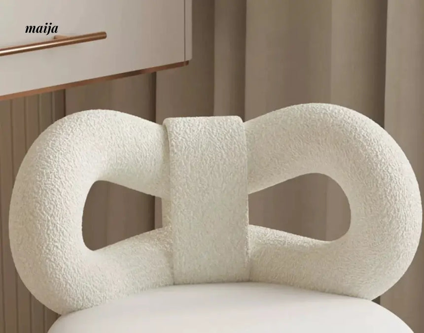 Princess Rotating Cream Dressing Stool from maija