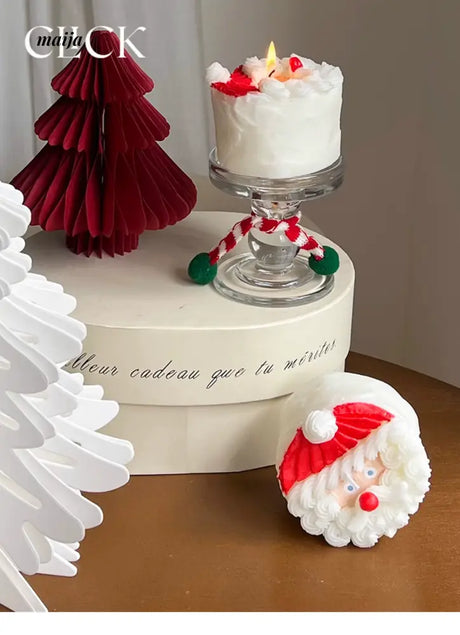 CLICK 3D Snowman Candle for Festive Decor from CLICK