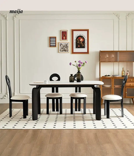 DOSMARS Louis Retro Rock Panel Dining Table from DOSMARS