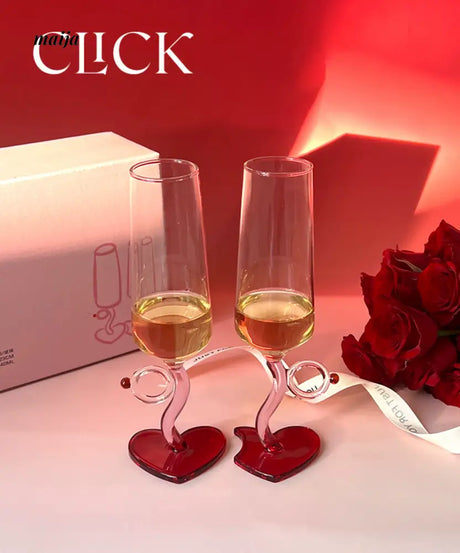 CLICK Cupid Champagne Goblet for Weddings or Gifts from CLICK