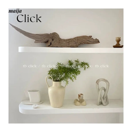 CLICK Cream Ceramic Jewelry French Style Retro Decor from CLICK