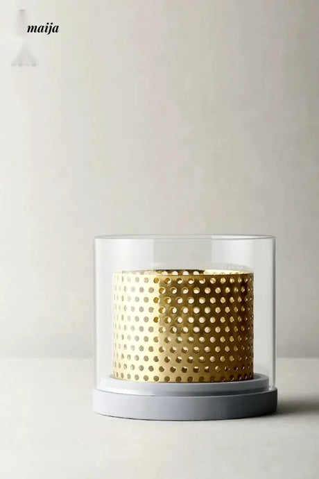 JOTO Eight Year Candle Cup Cement Glass Windproof Candle Holder from JOTO