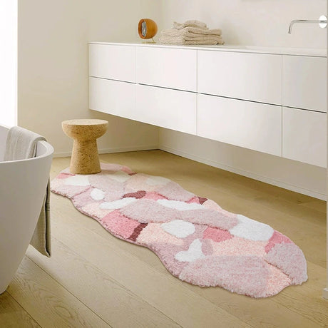 KENZAKI Sakura Snow Washable Rug from KENZAKI