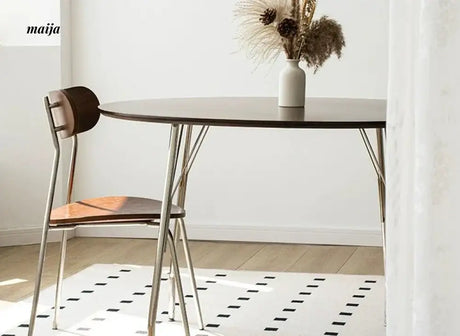 MOODSTORM Lilli Simple Iron Dining Table and Chair Set from MOODSTORM