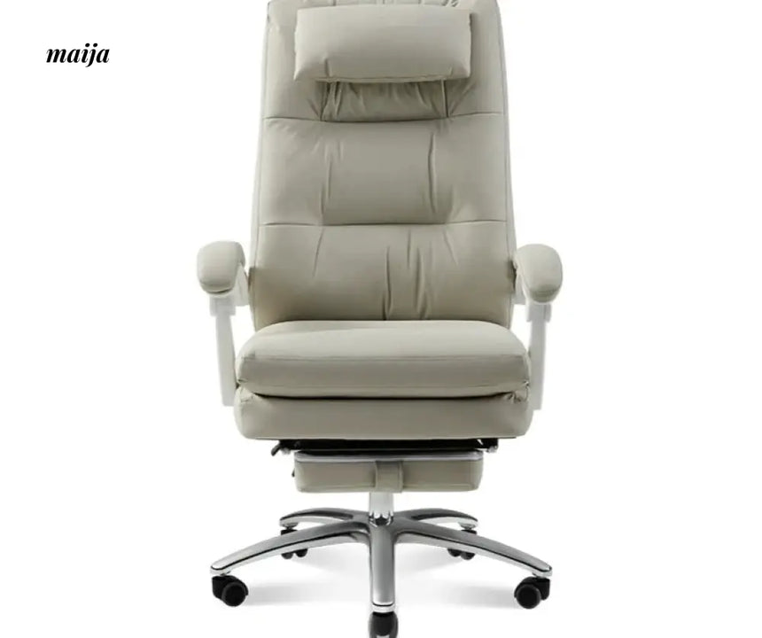 Black and White R3 Reclining Office Chair from Kaiyashi