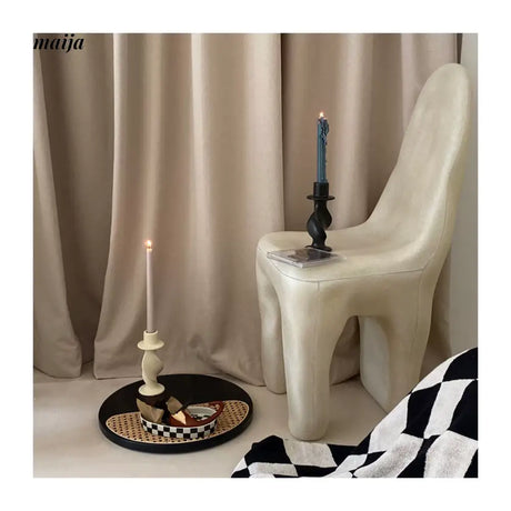 CLICK Twisting Ceramic Candle Tray Vintage Decor from CLICK