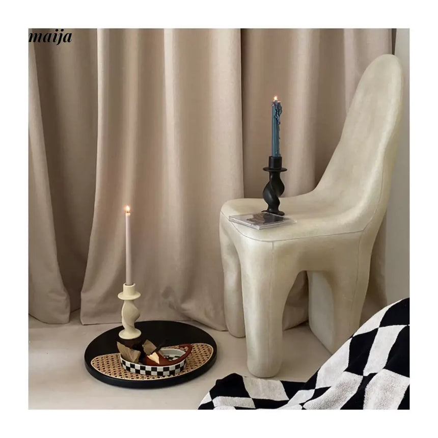 CLICK Twisting Ceramic Candle Tray Vintage Decor from CLICK