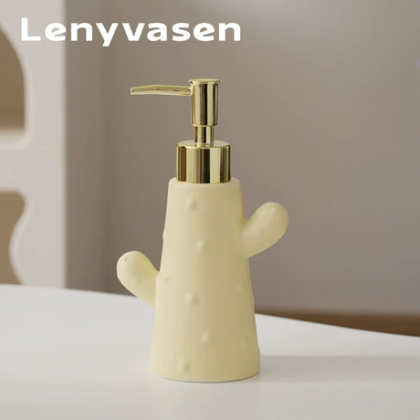 LENYVASEN Iris Ceramic Shower Gel Bottle from LENYVASEN