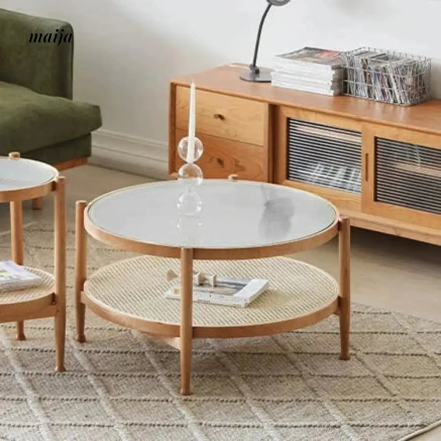 SLIGHTLYCOOL Cherry Wood Coffee Table from SLIGHTLYCOOL