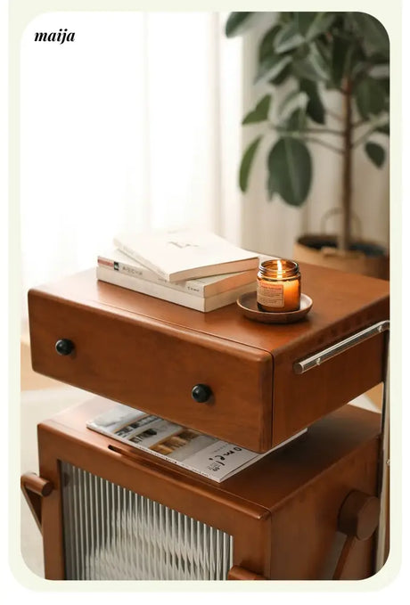 OCC Japanese Solid Wood Bedside Cabinet from OCC