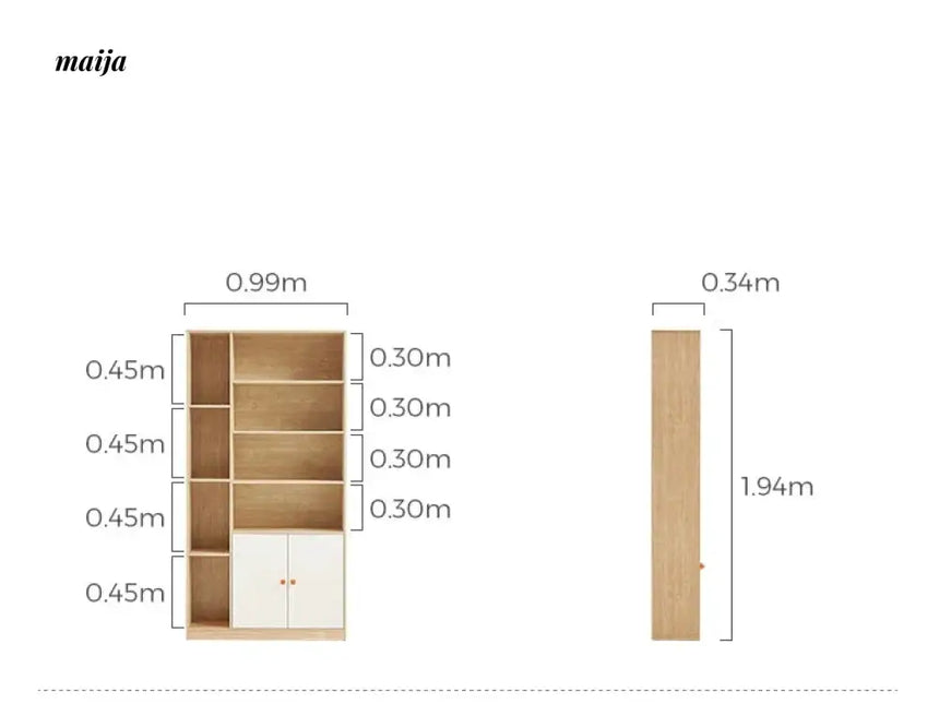 LINSYKIDS Solid Wood Bookcase LS253 from LINSY KIDS