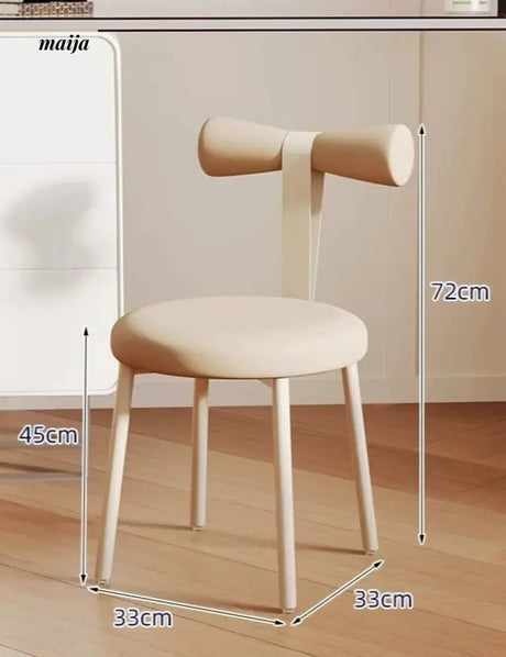 Bow Cream Dressing Chair from Kaiyashi