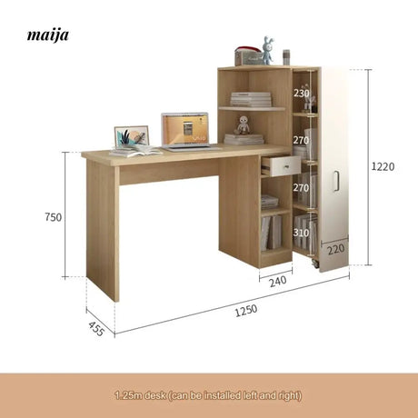 Anaya Desk with Shelves from maija