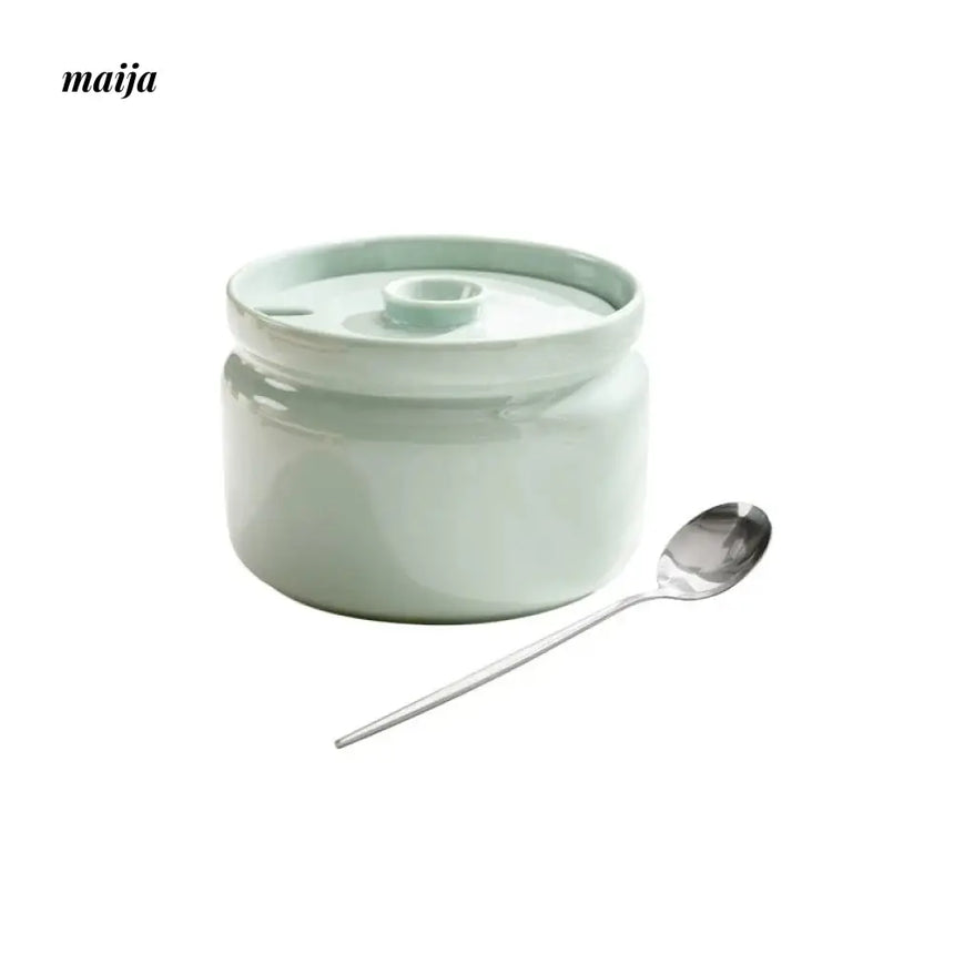 Pastel Ceramic Kitchen Oil and Seasoning Jar from maija
