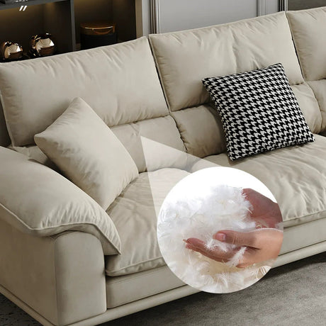 LATE AUTUMN Scandinavian Compact Cream Sofa Design from LATE AUTUMN