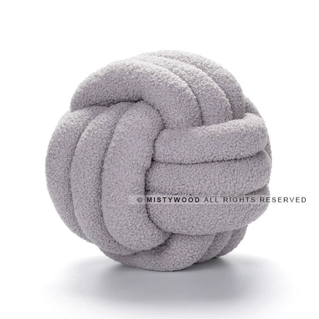 MISTYWOOD Lamb Cashmere Knot Pillow for Sofa from MISTYWOOD