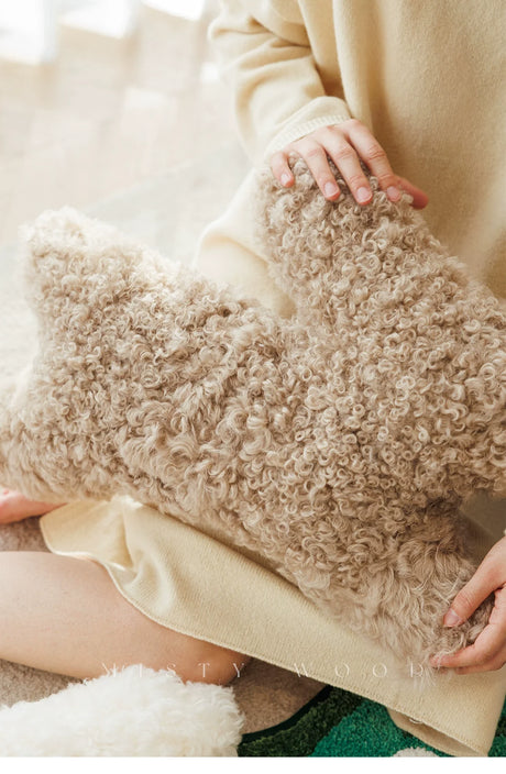 MISTYWOOD Woolen Plush Doll Pillow from MISTYWOOD