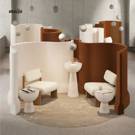SHIBA Paper Flexible Partition Wall with Ledge from maija