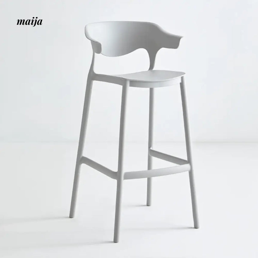 Lotus Plastic Bar Stool