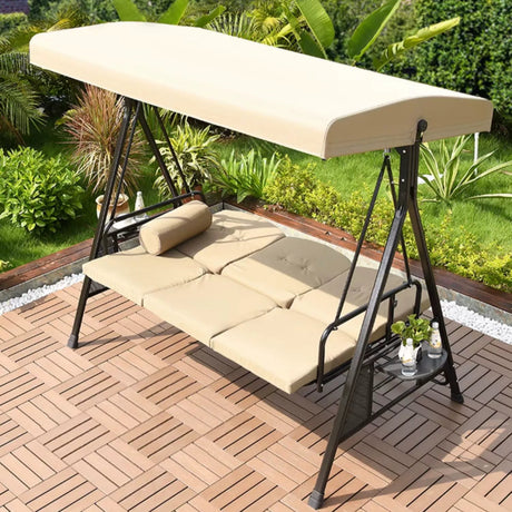 MOJIA Adalyn Hanging Swing Chair for Elegant Garden Seating from MOJIA