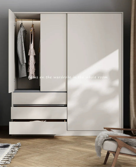 AIWO Ronan Modern Sliding Door Wardrobe with Ample Storage from AIWO