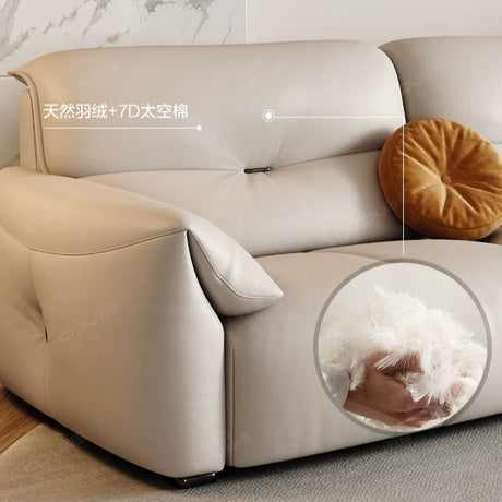 DIPU Dane Compact Cream Luxury Sofa from DIPU