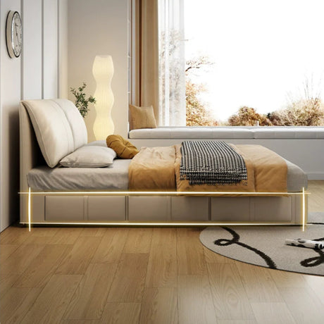 DIPU Brooke Luxury Italian Leather Bed from DIPU