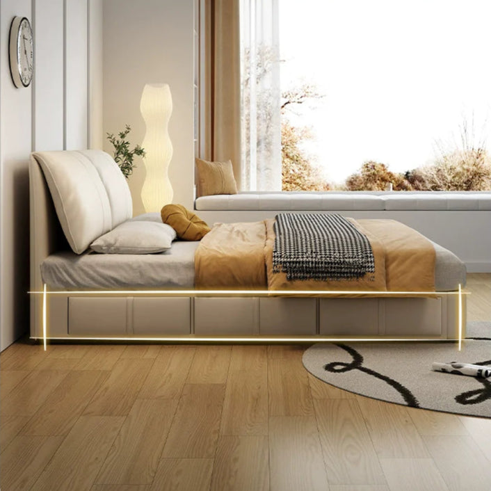 DIPU Brooke Luxury Italian Leather Bed from DIPU