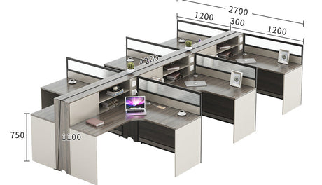 MUTINI Jasper Sleek Modern Office Desk Set from MUTINI