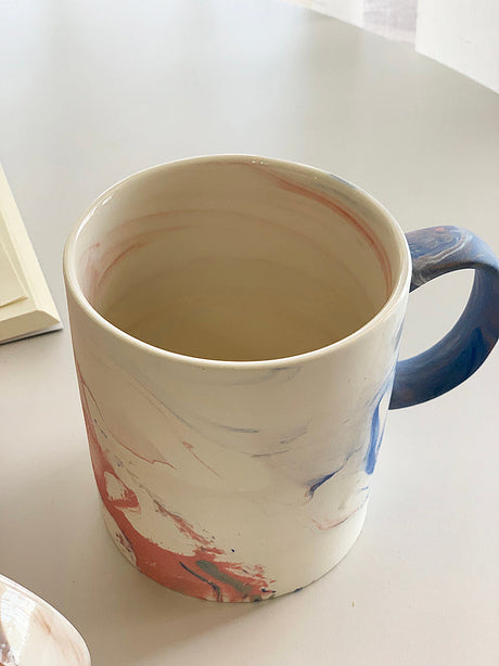 YASUKI Oliver Modern Marble Design Ceramic Date Bowl from YASUKI