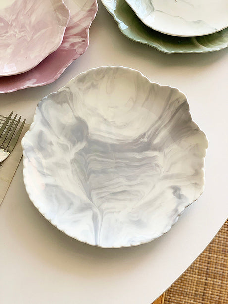 YASUKI Oliver Modern Marble Design Ceramic Date Bowl from YASUKI