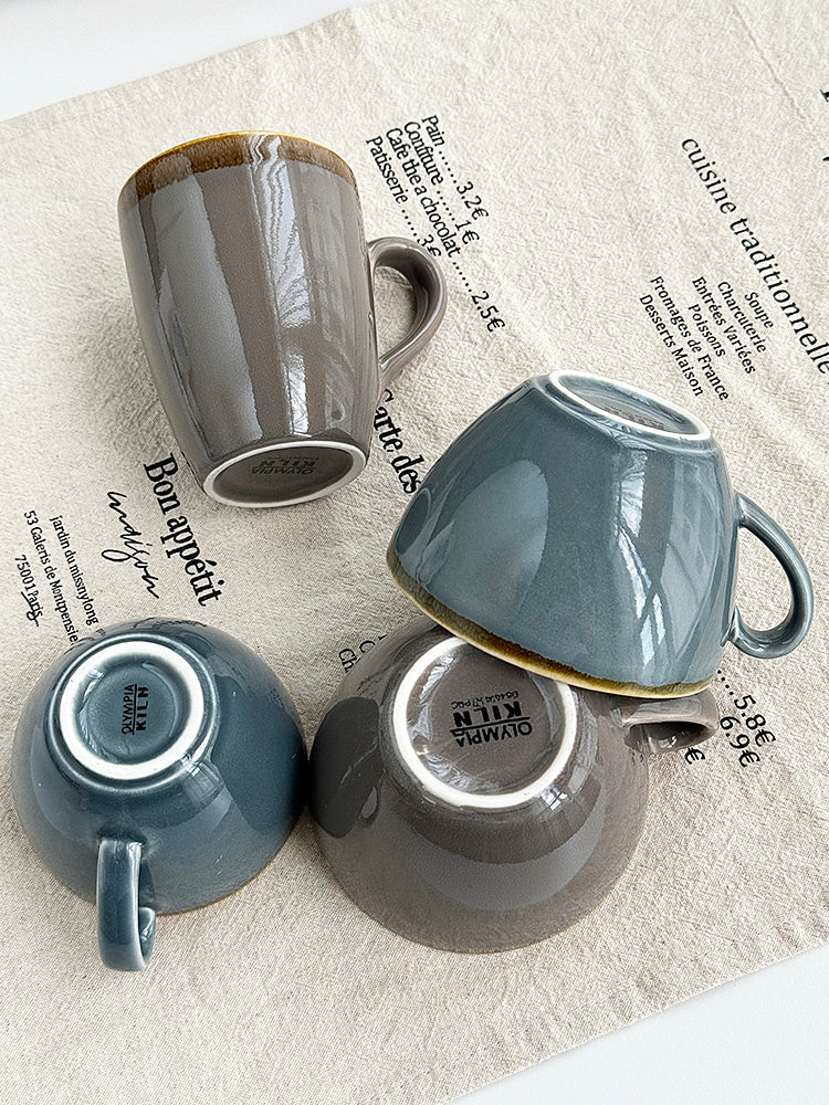 YASUKI Evangeline Vintage French-Inspired Ceramic Tea Cup from YASUKI
